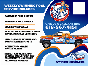 Postcard Design by pipeyard for Pool Scrubs | Design: #33343979