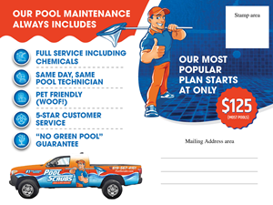 Postcard Design by rkailas for Pool Scrubs | Design: #33361435