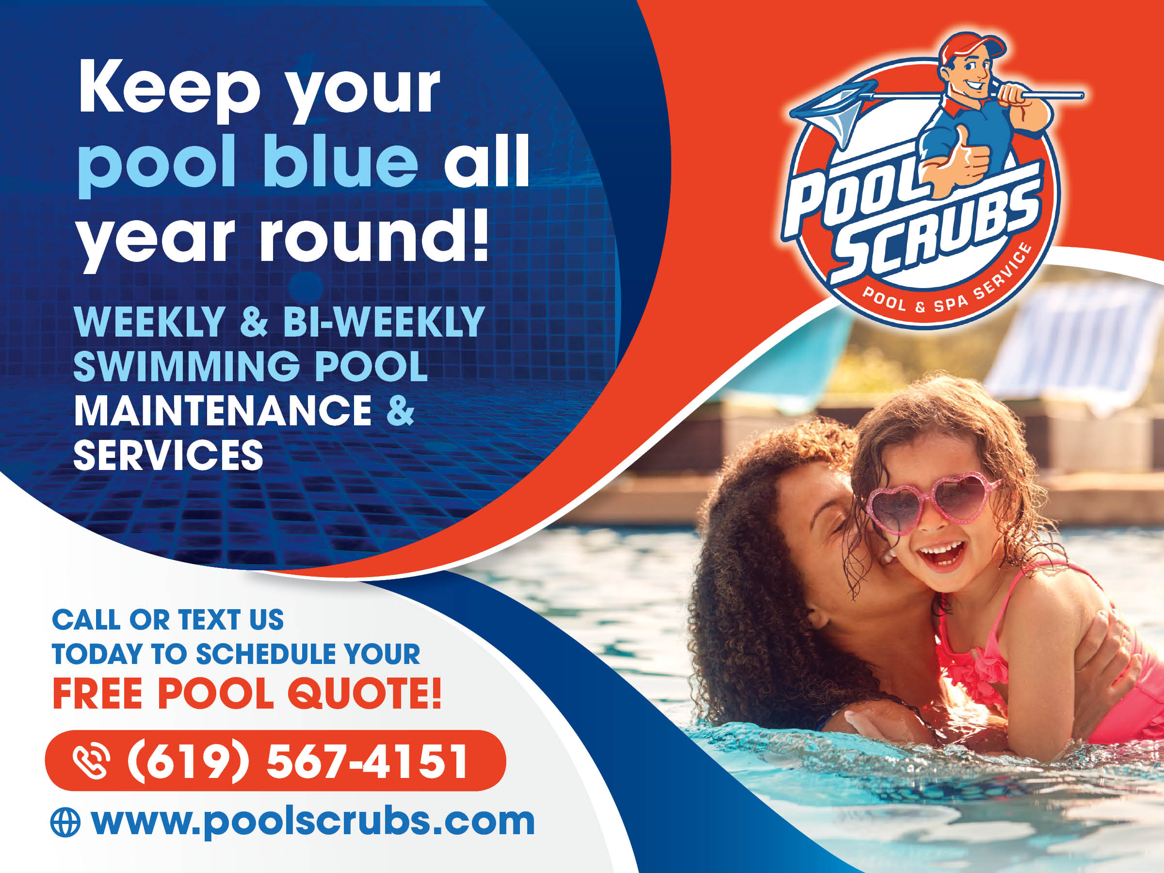 Postcard Design by rkailas for Pool Scrubs | Design #33365400