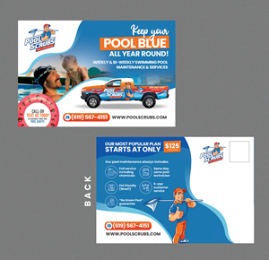 Postcard Design by Stan$oul for Pool Scrubs | Design: #33342299