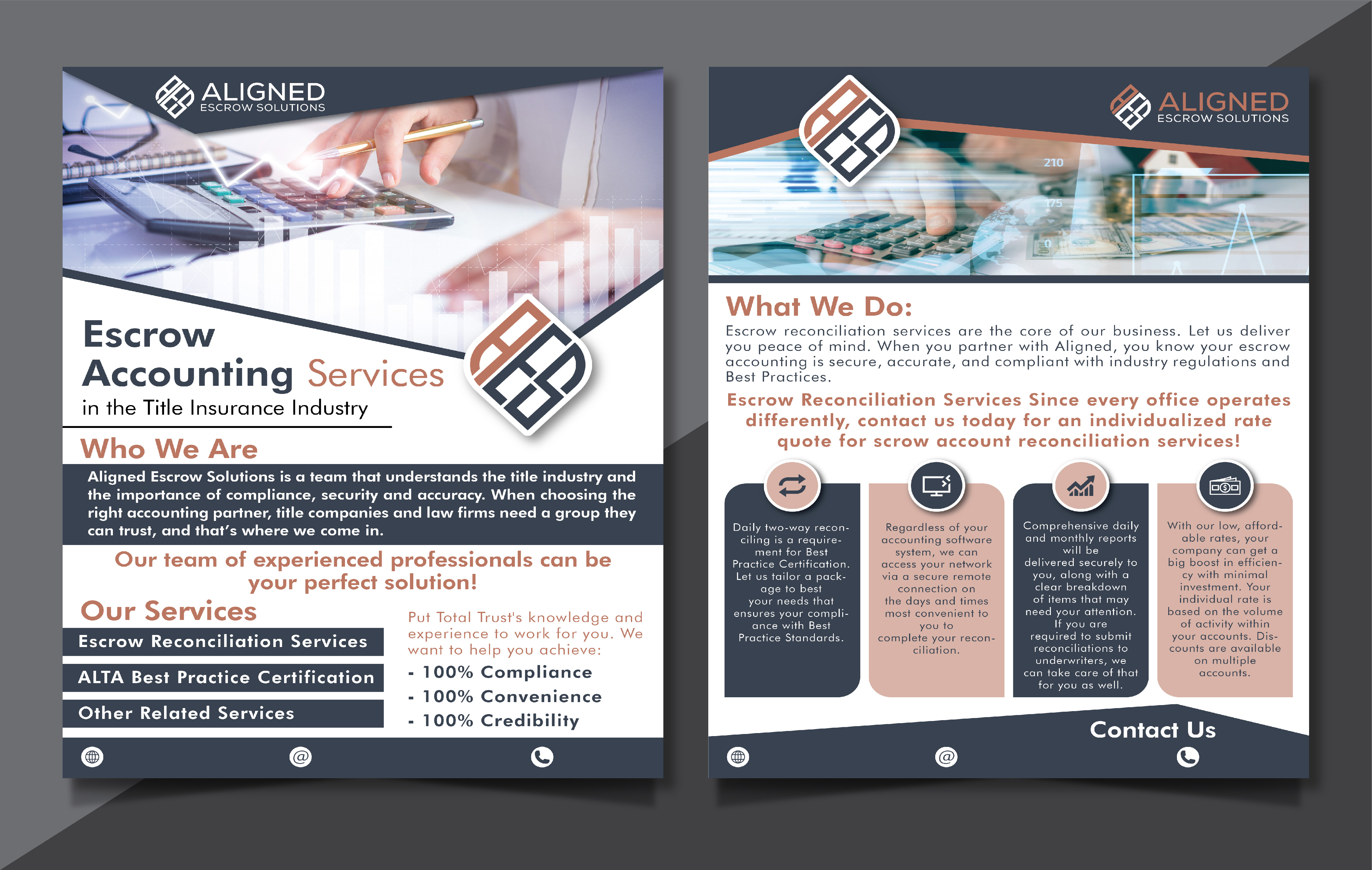 Design de Flyer par HT Graphic pour Aligned Escrow Solutions | Design #33344242