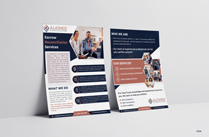 Diseño de Flyer por pb para Aligned Escrow Solutions | Diseño: #33344932