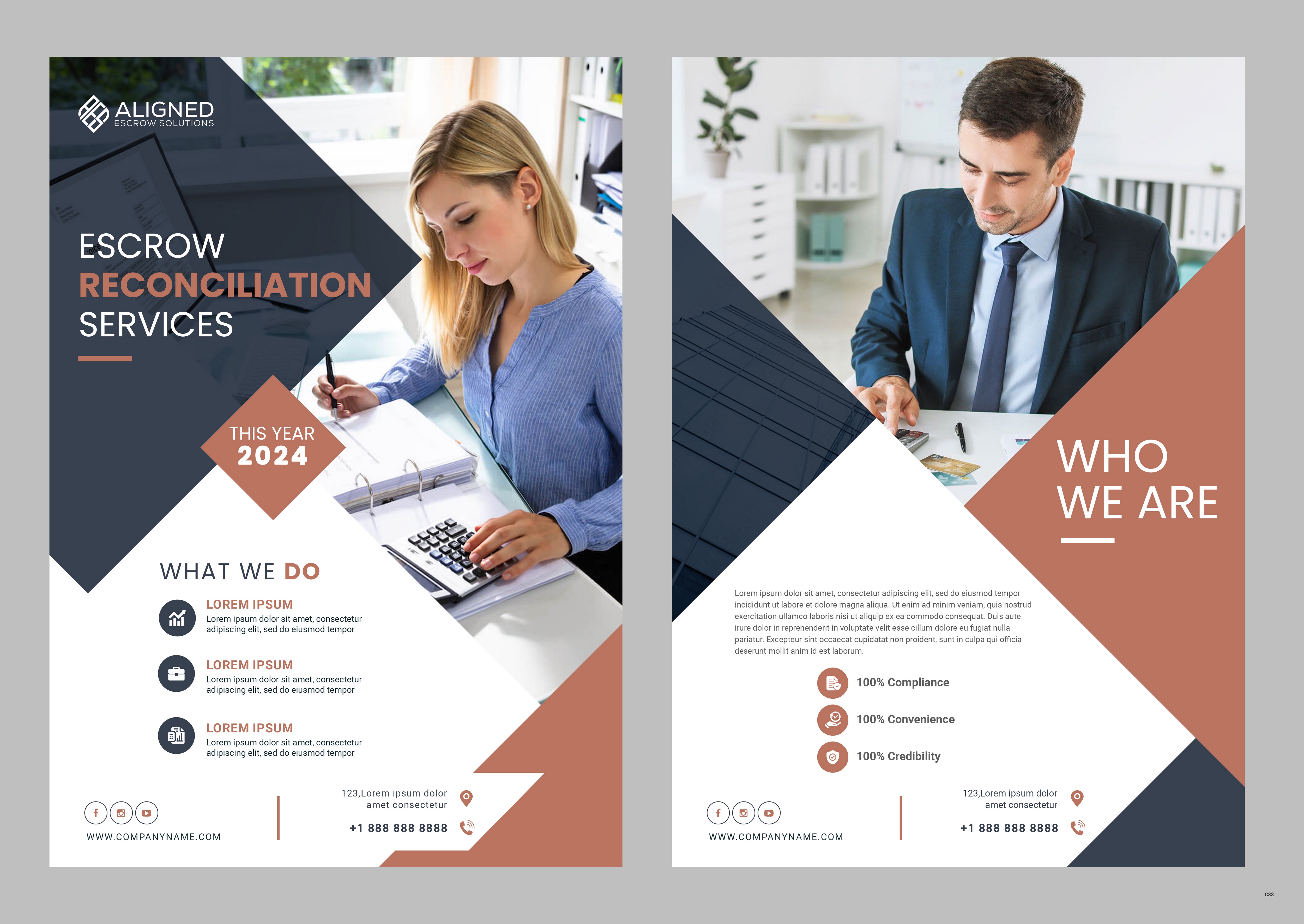 Diseño de Flyer por pb para Aligned Escrow Solutions | Diseño #33344935