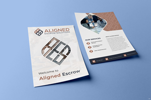 Diseño de Flyer por pb para Aligned Escrow Solutions | Diseño: #33344944