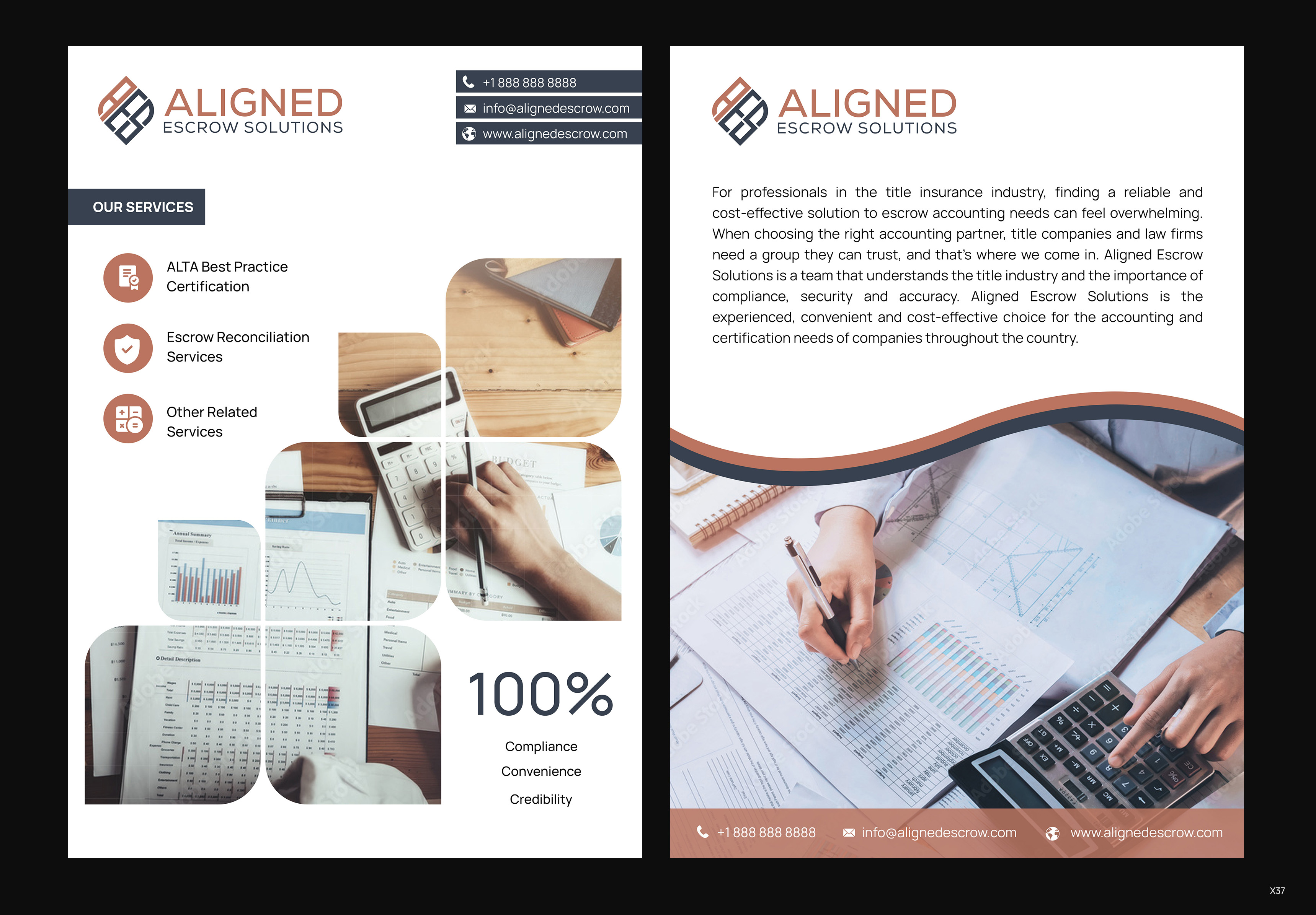 Flyer Design by pb for Aligned Escrow Solutions | Design #33344949