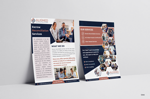 Diseño de Flyer por pb para Aligned Escrow Solutions | Diseño: #33350147