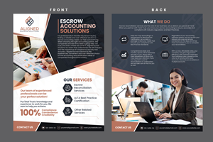 Diseño de Flyer por Stan$oul para Aligned Escrow Solutions | Diseño: #33341781