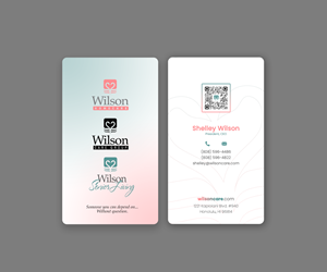 Business Card Design by Andrés Sebastián for Wilson Care Group | Design: #33345472