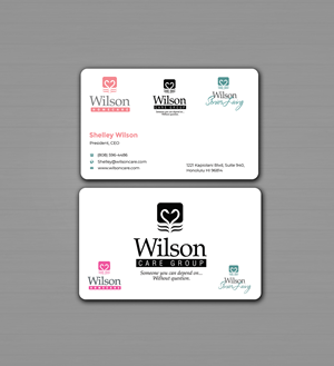 Business Card Design by Graphixpointt for Wilson Care Group | Design: #33341316