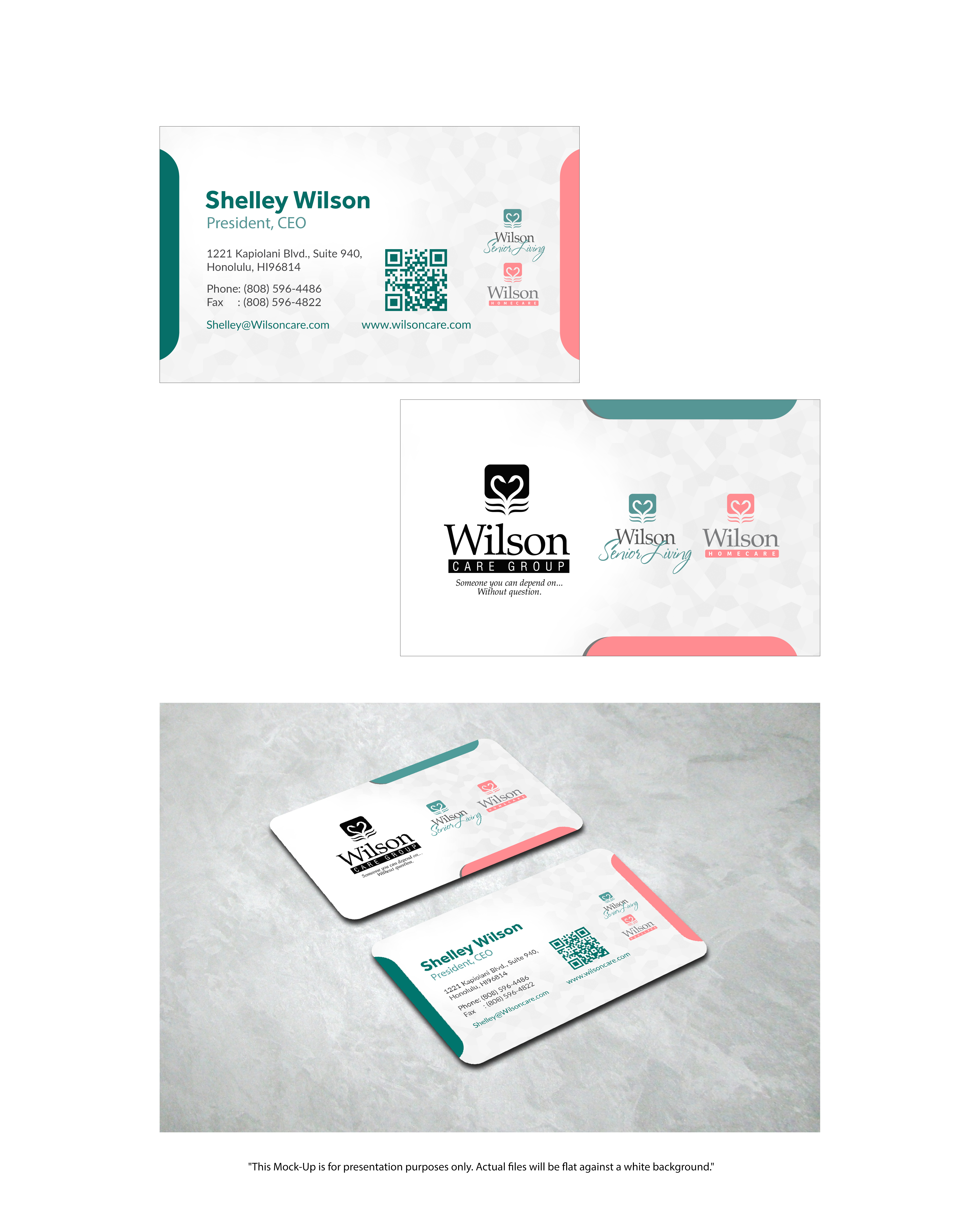 Design de Carte de Visite par Sadaru Kottaparamban pour Wilson Care Group | Design #33358584