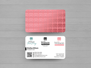 Business Card Design by Expert Bappy for Wilson Care Group | Design: #33340682
