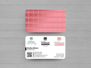 Business Card Design by Expert Bappy for Wilson Care Group | Design: #33340683