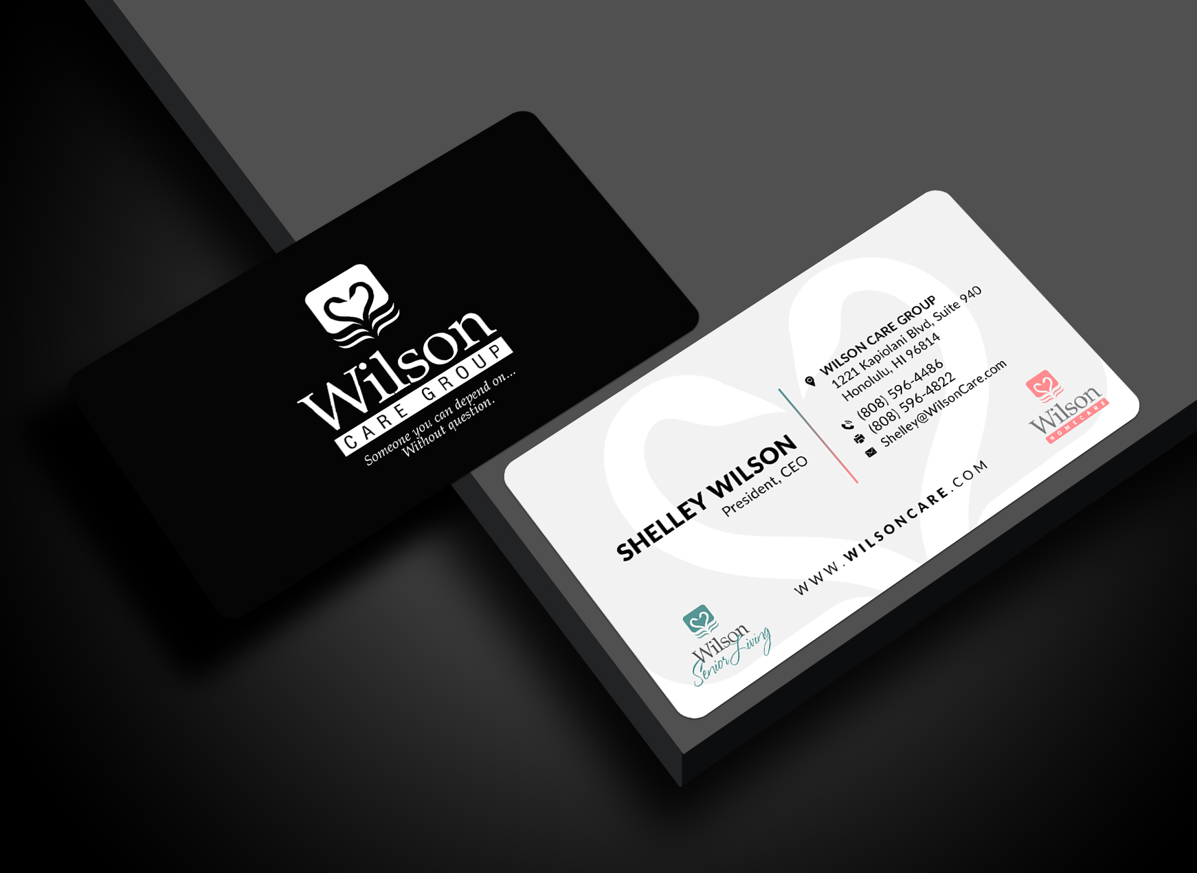 Business Card Design by Sun Moon Graphic Designer for Wilson Care Group | Design #33342037