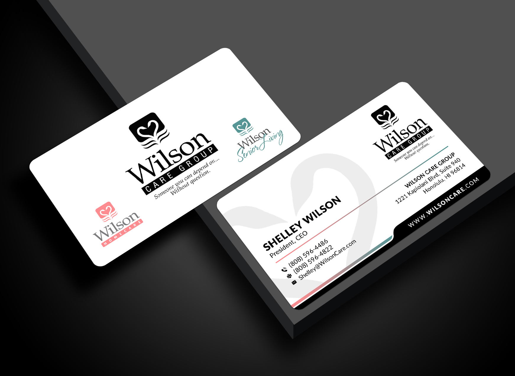 Business Card Design by Sun Moon Graphic Designer for Wilson Care Group | Design #33342039