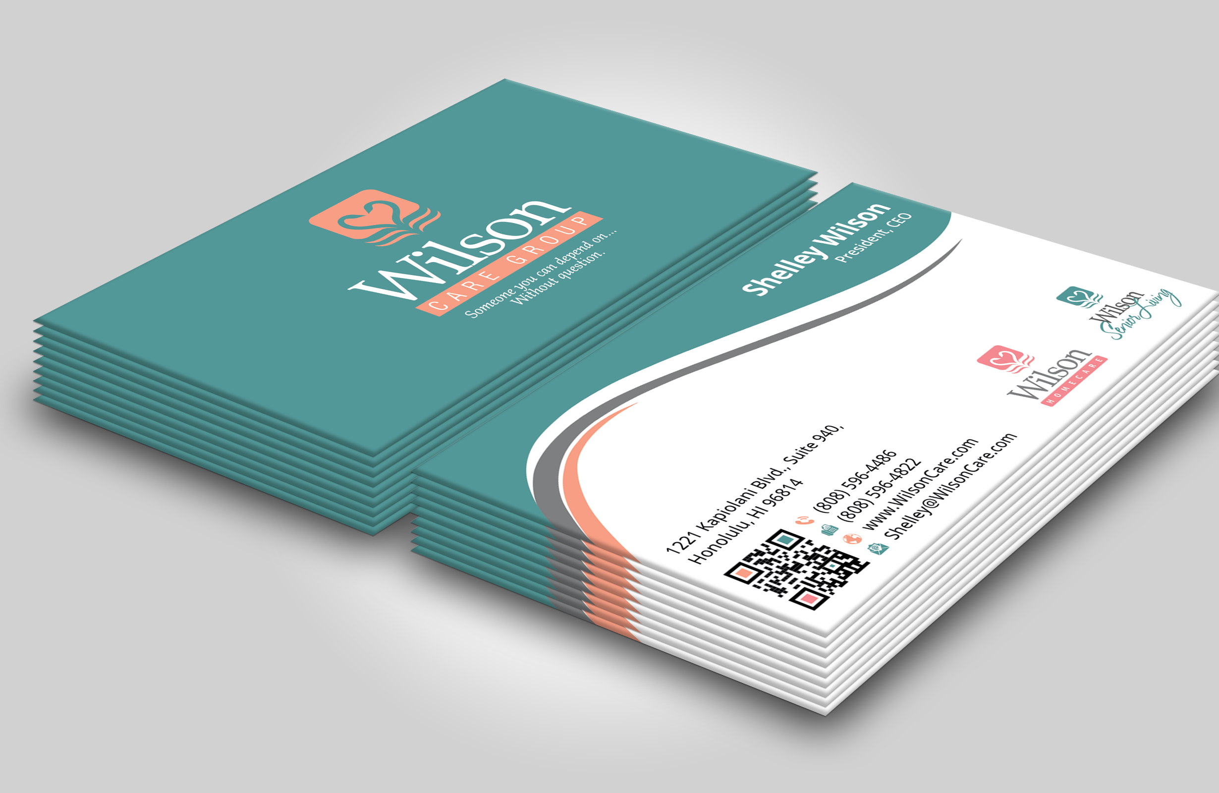 Business Card Design by DesignerShahadat for Wilson Care Group | Design #33369170