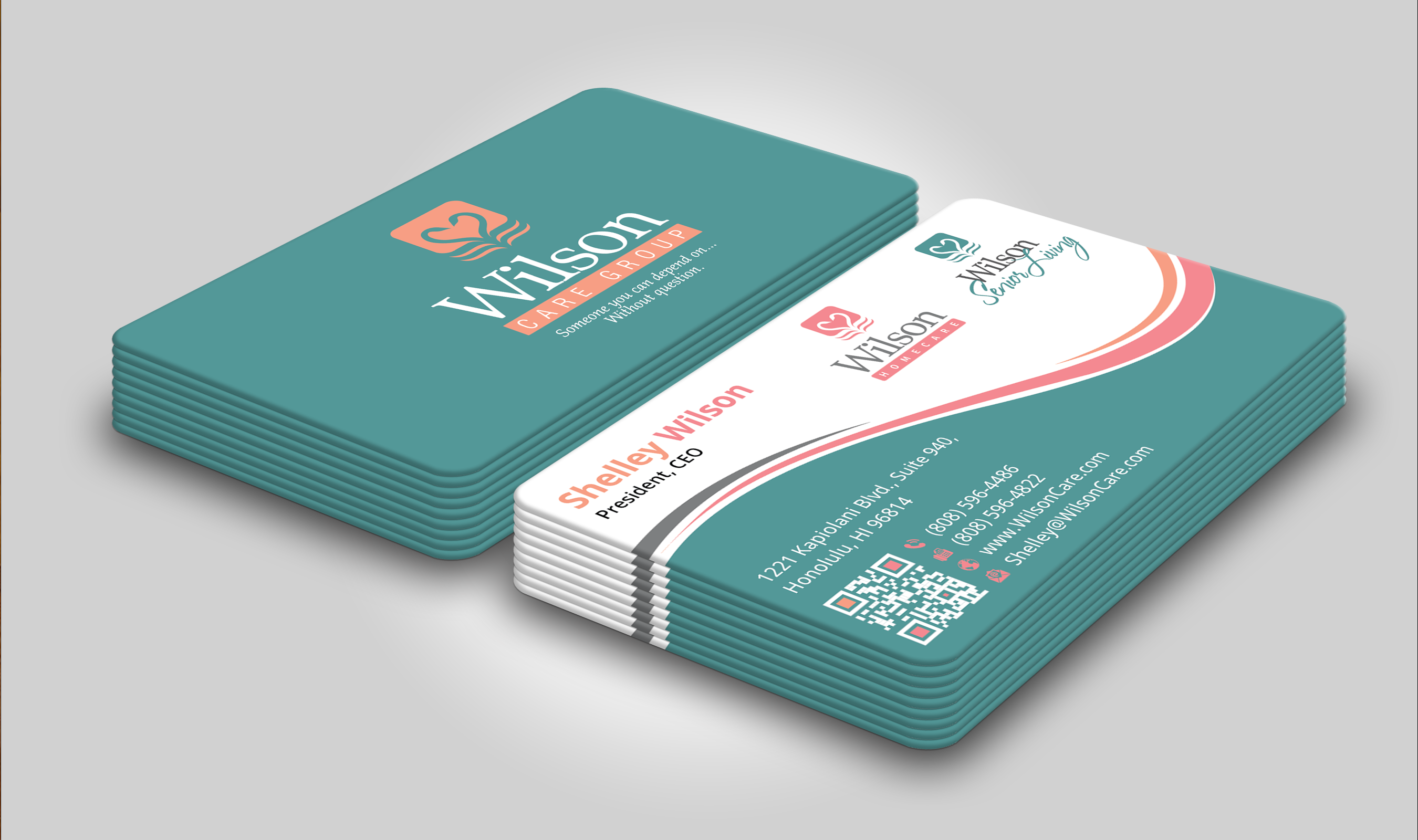 Business Card Design by DesignerShahadat for Wilson Care Group | Design #33369198