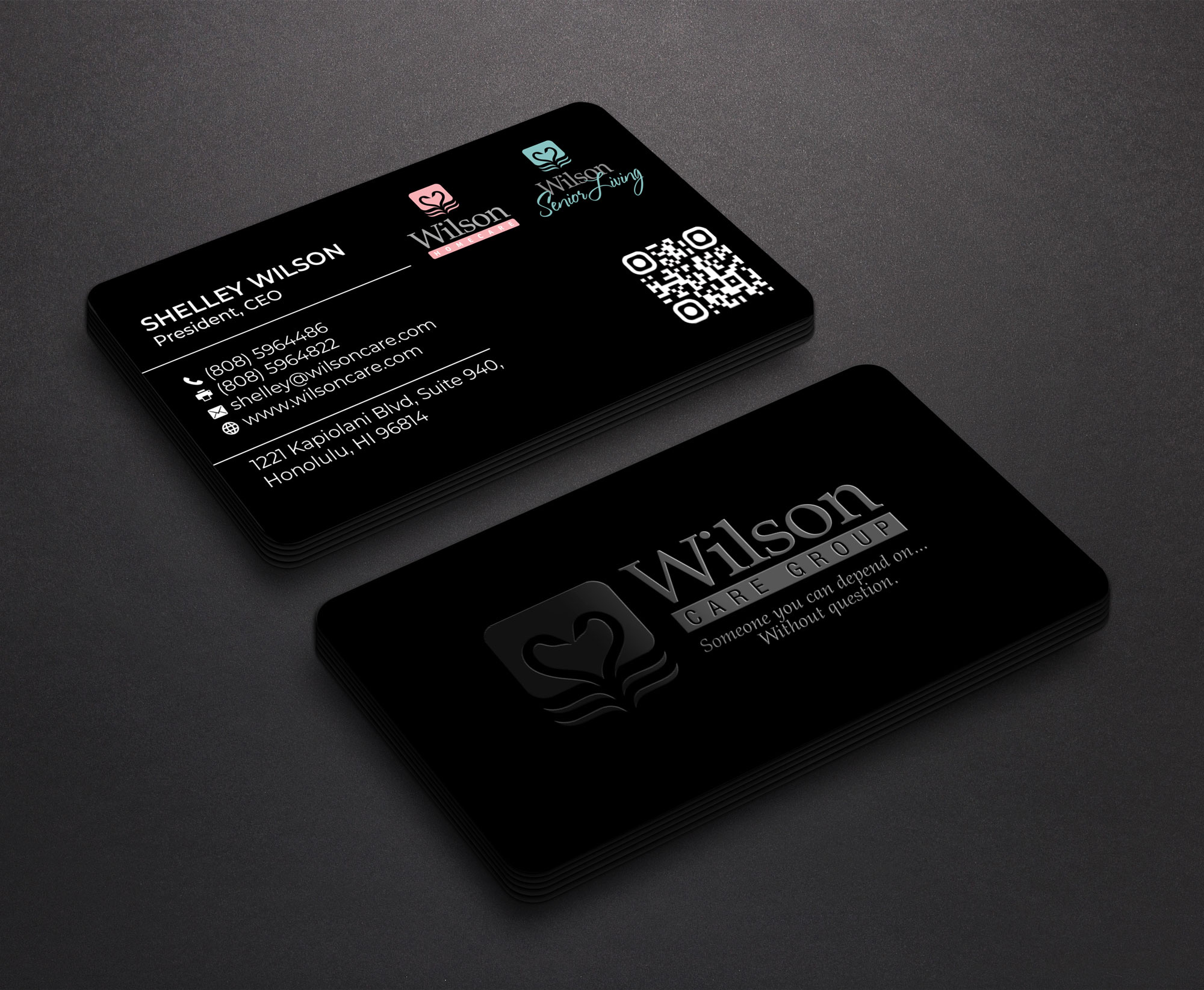 Design de Carte de Visite par Design_Duo pour Wilson Care Group | Design #33347850