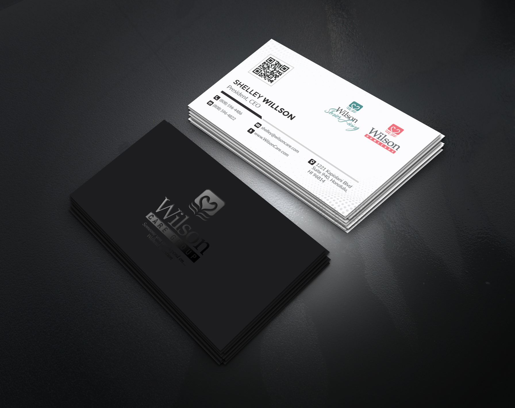Business Card Design by artbitin for Wilson Care Group | Design #33341438