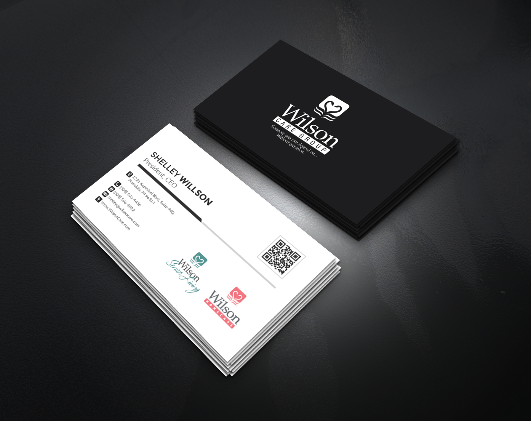 Business Card Design by artbitin for Wilson Care Group | Design #33341628
