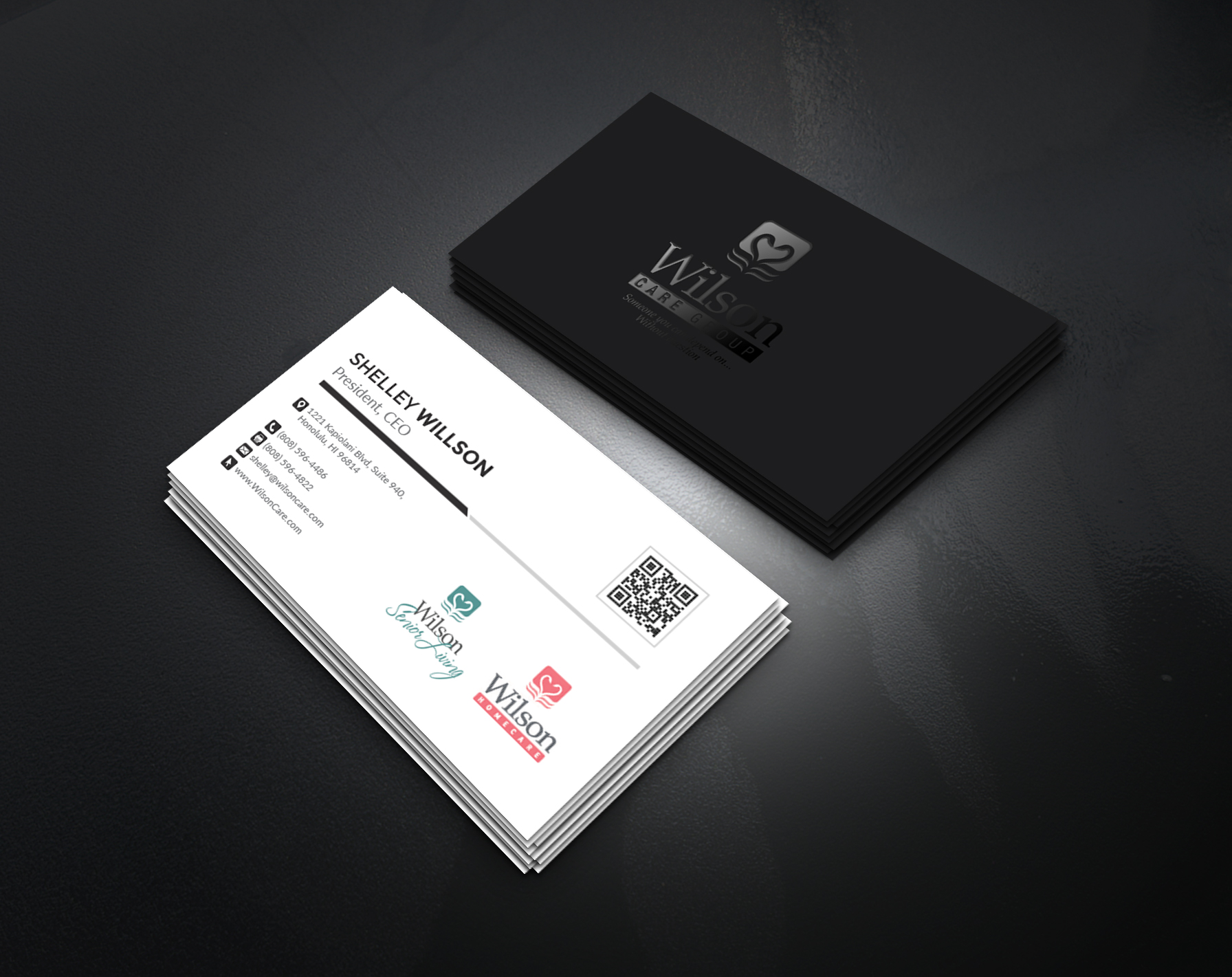 Business Card Design by artbitin for Wilson Care Group | Design #33341630