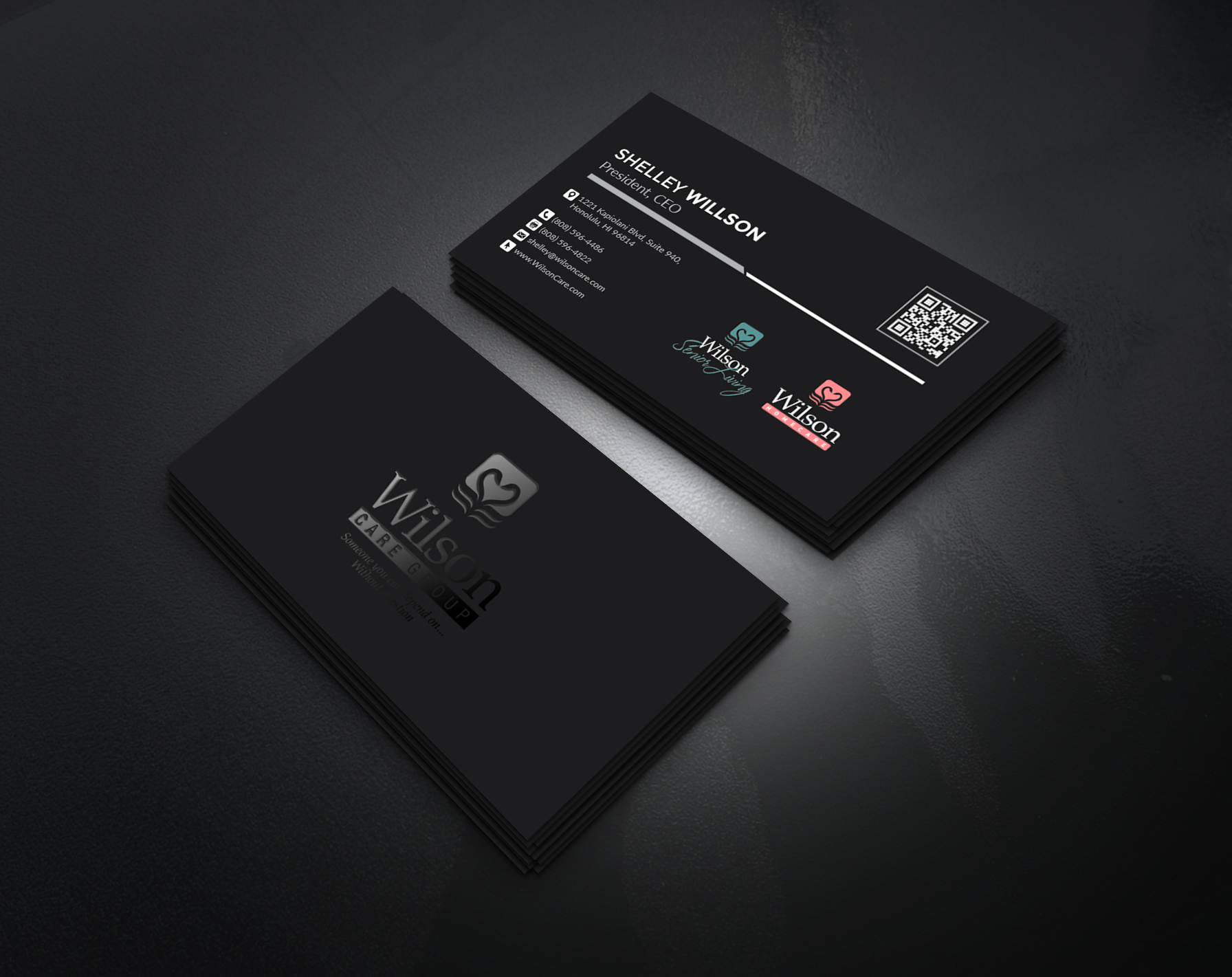 Business Card Design by artbitin for Wilson Care Group | Design #33341632