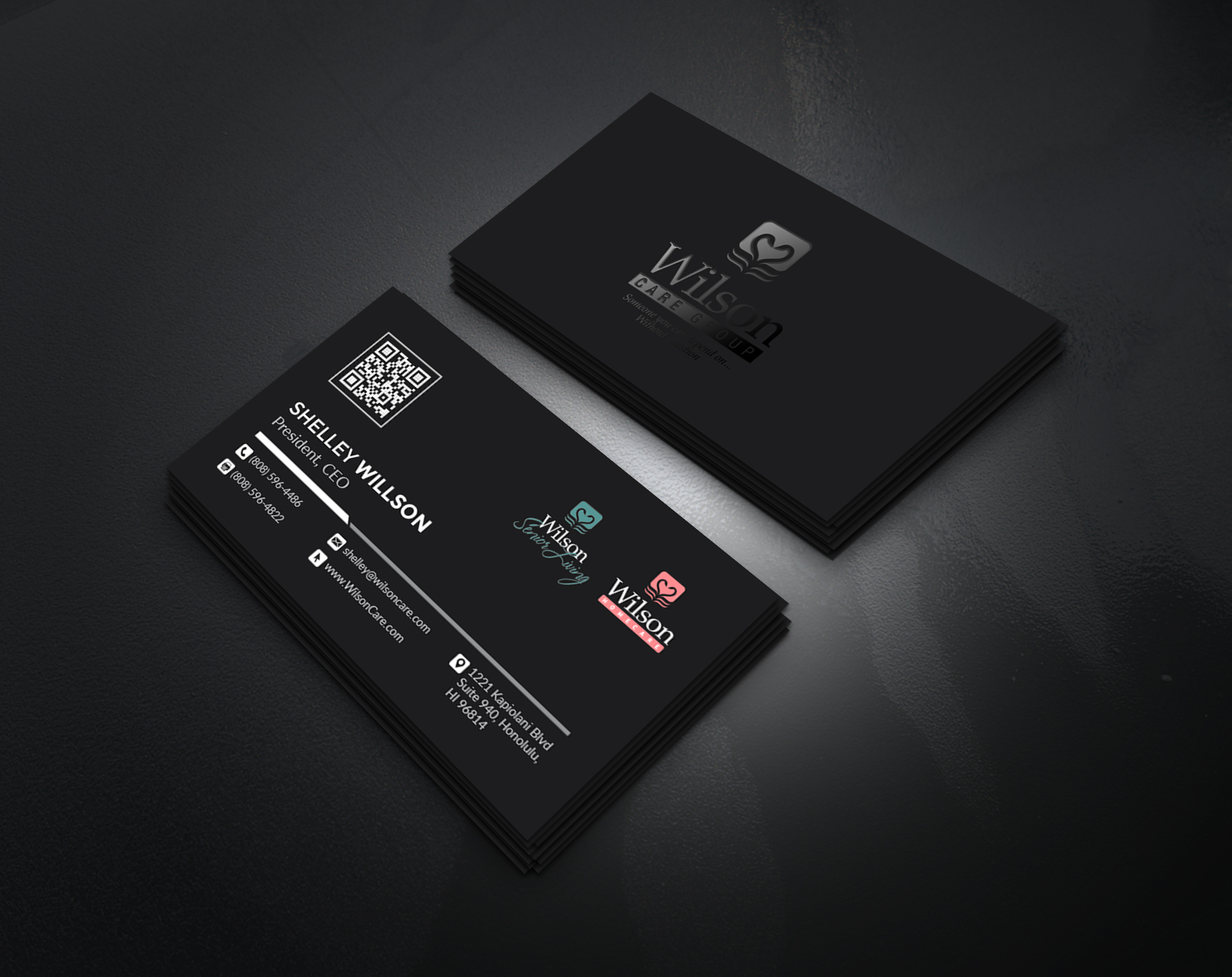 Business Card Design by artbitin for Wilson Care Group | Design #33341633