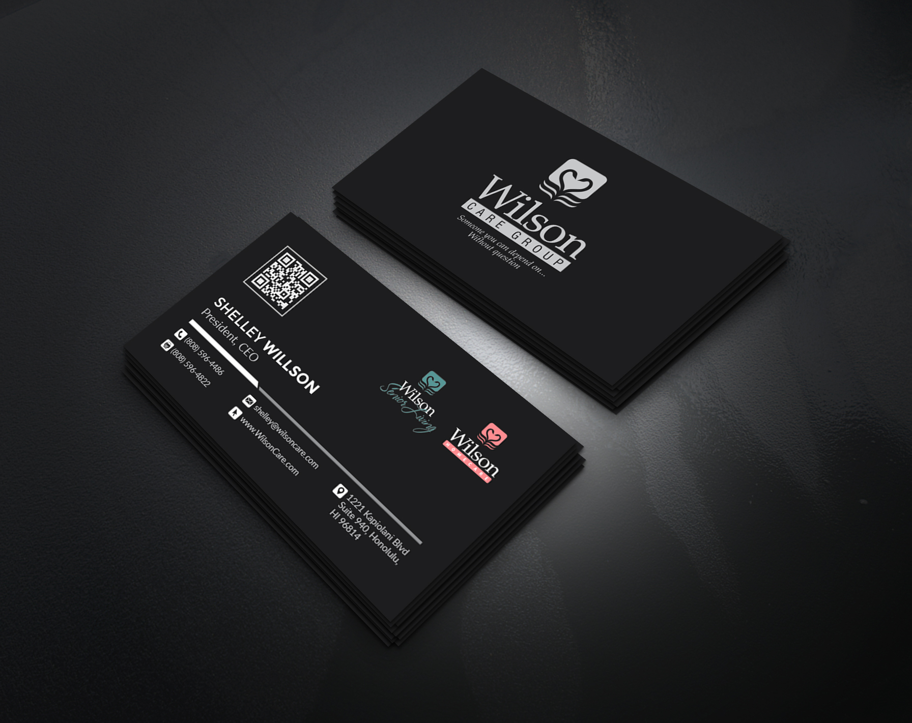 Business Card Design by artbitin for Wilson Care Group | Design #33341634