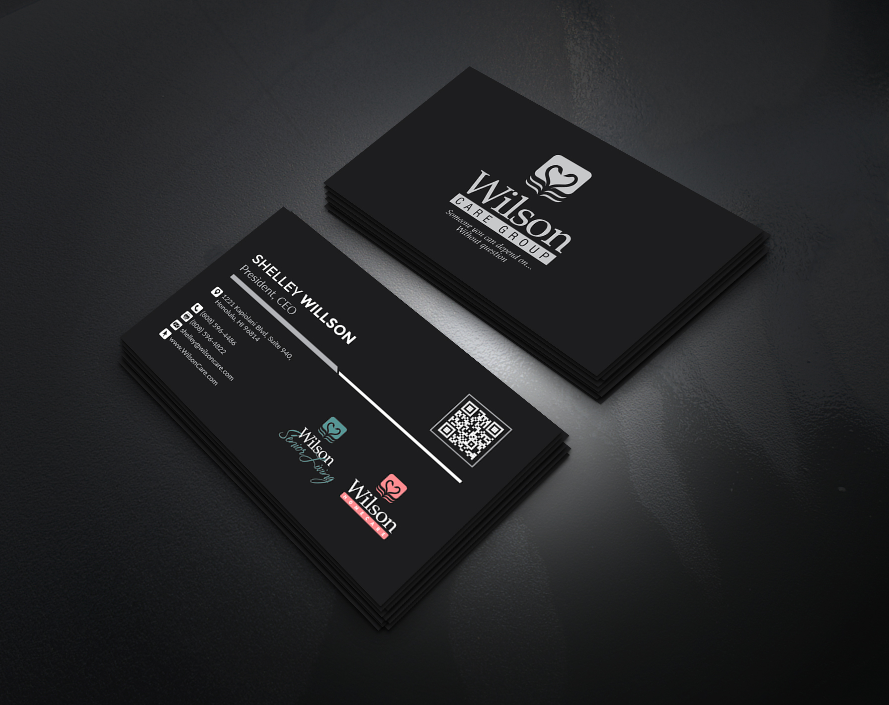 Business Card Design by artbitin for Wilson Care Group | Design #33341635