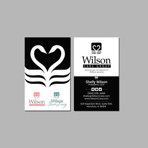 Business Card Design by Creations Box 2015 for Wilson Care Group | Design: #33341928