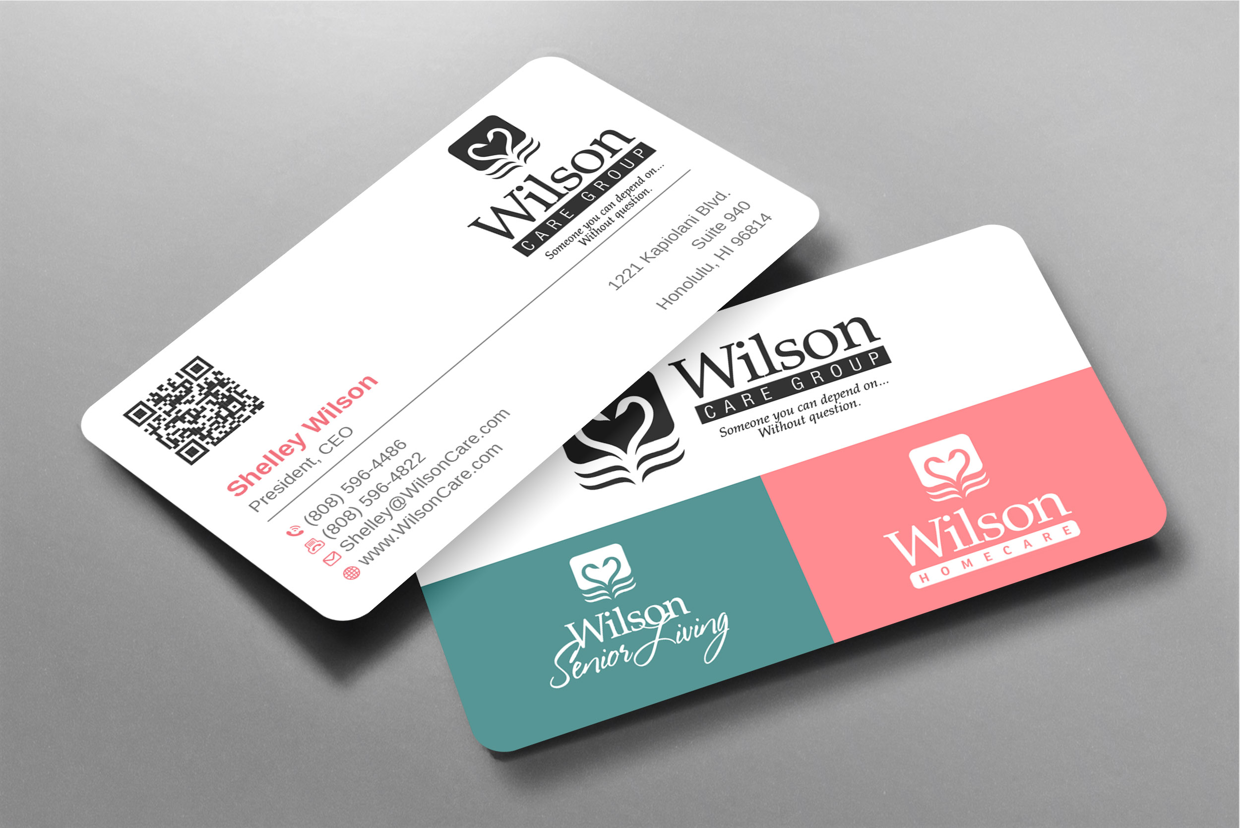 Business Card Design by LAXMI DESIGNHUB for Wilson Care Group | Design #33341378