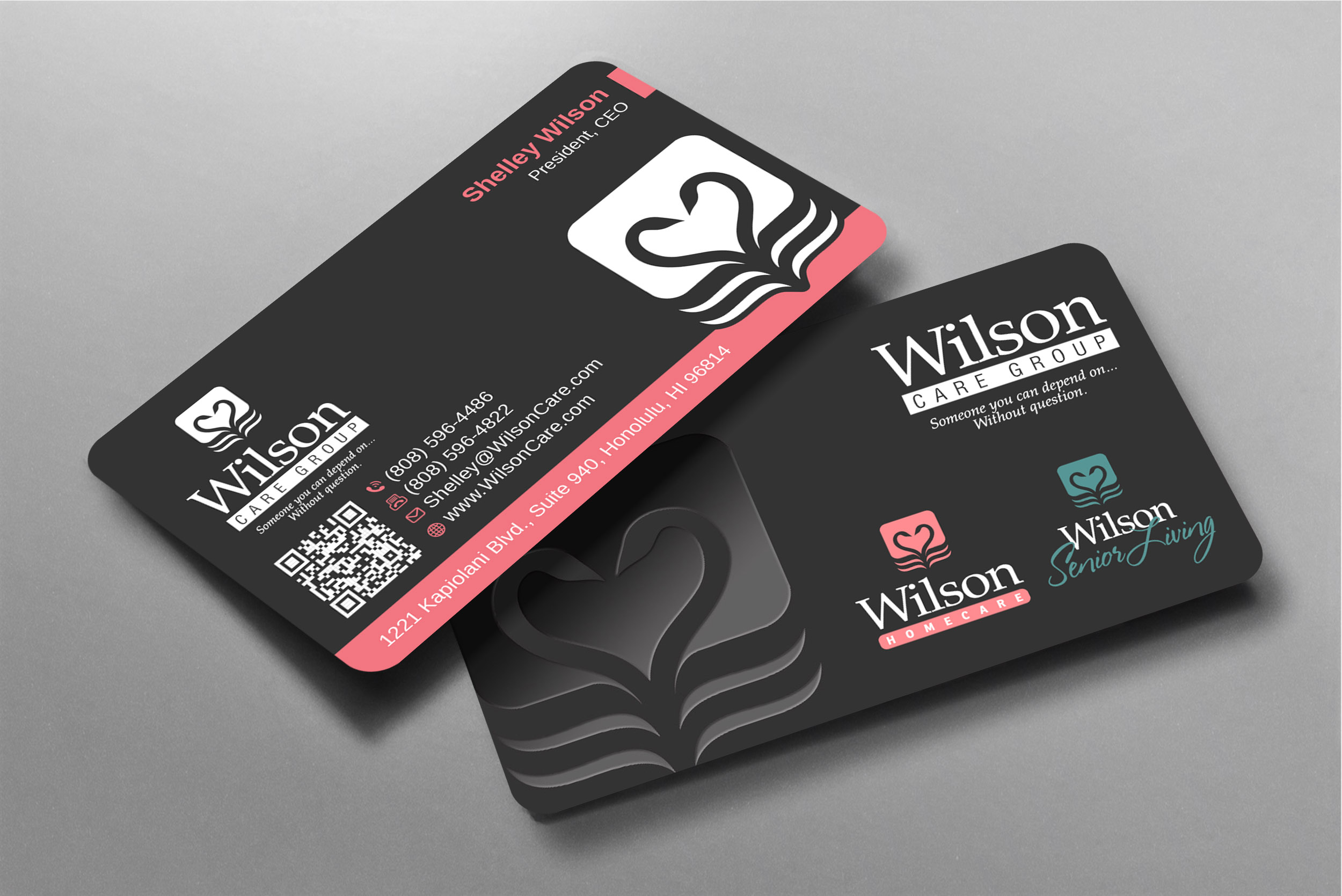 Business Card Design by LAXMI DESIGNHUB for Wilson Care Group | Design #33341388
