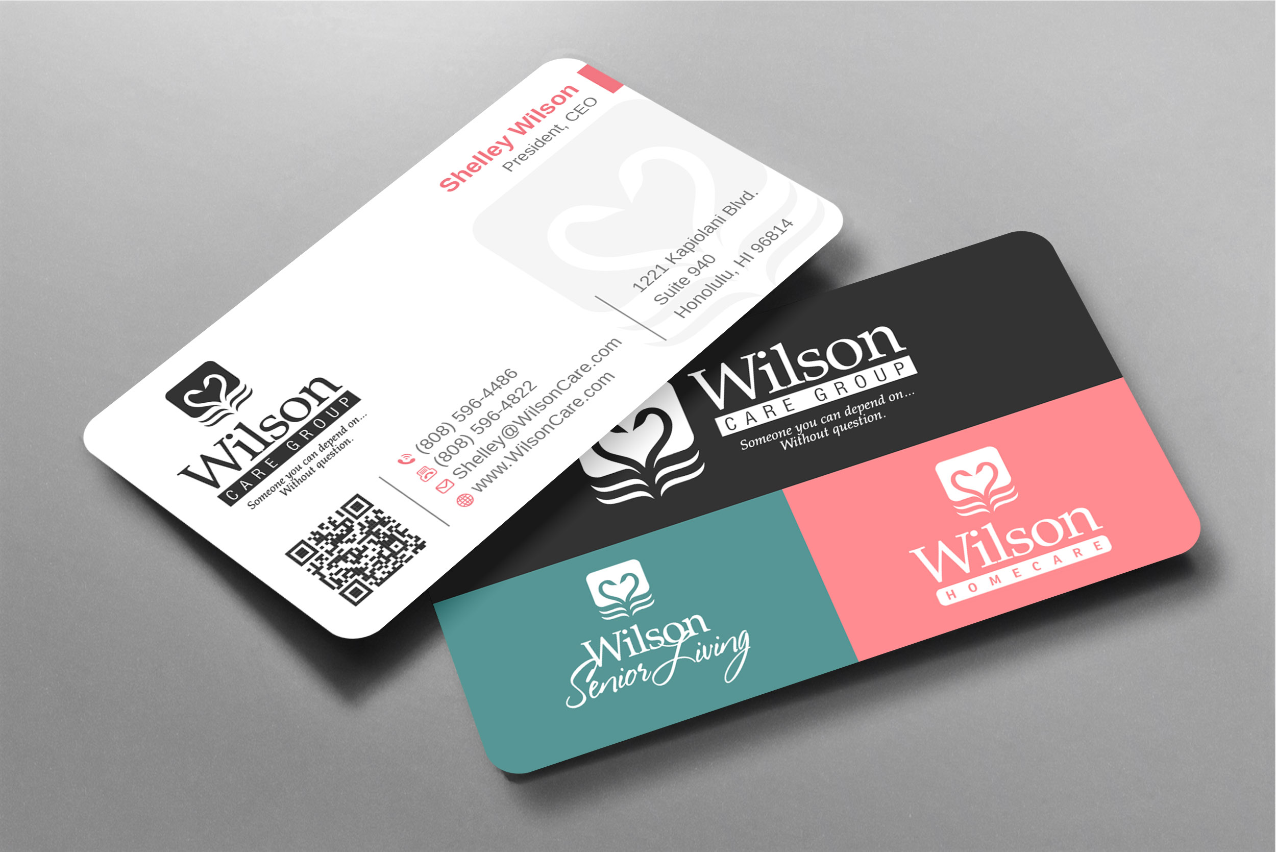 Business Card Design by LAXMI DESIGNHUB for Wilson Care Group | Design #33341400
