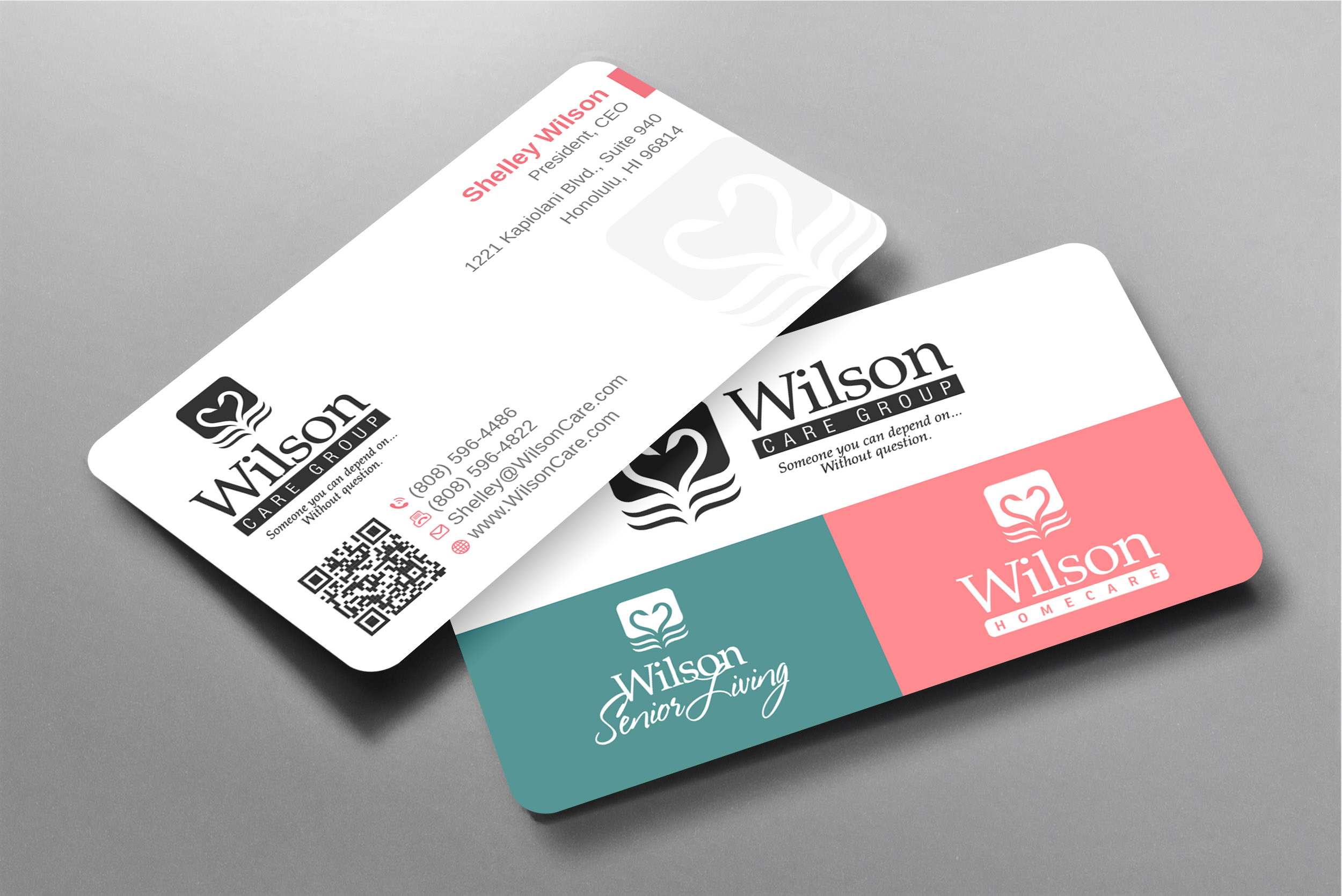 Business Card Design by LAXMI DESIGNHUB for Wilson Care Group | Design #33341403