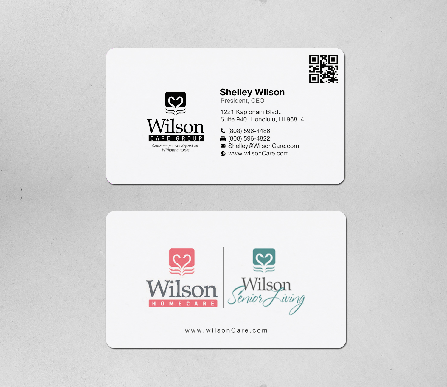 Business Card Design by Brand aid for Wilson Care Group | Design #33343213