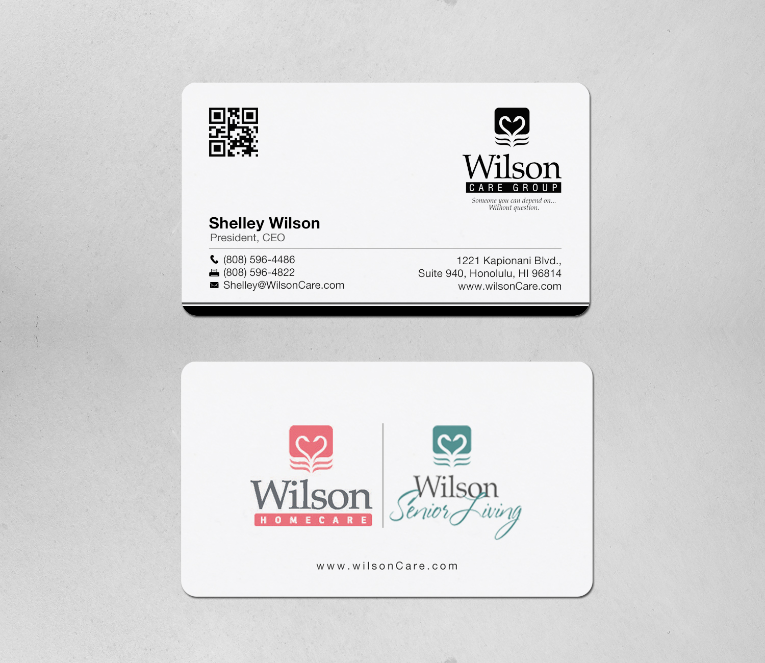 Business Card Design by Brand aid for Wilson Care Group | Design #33343214