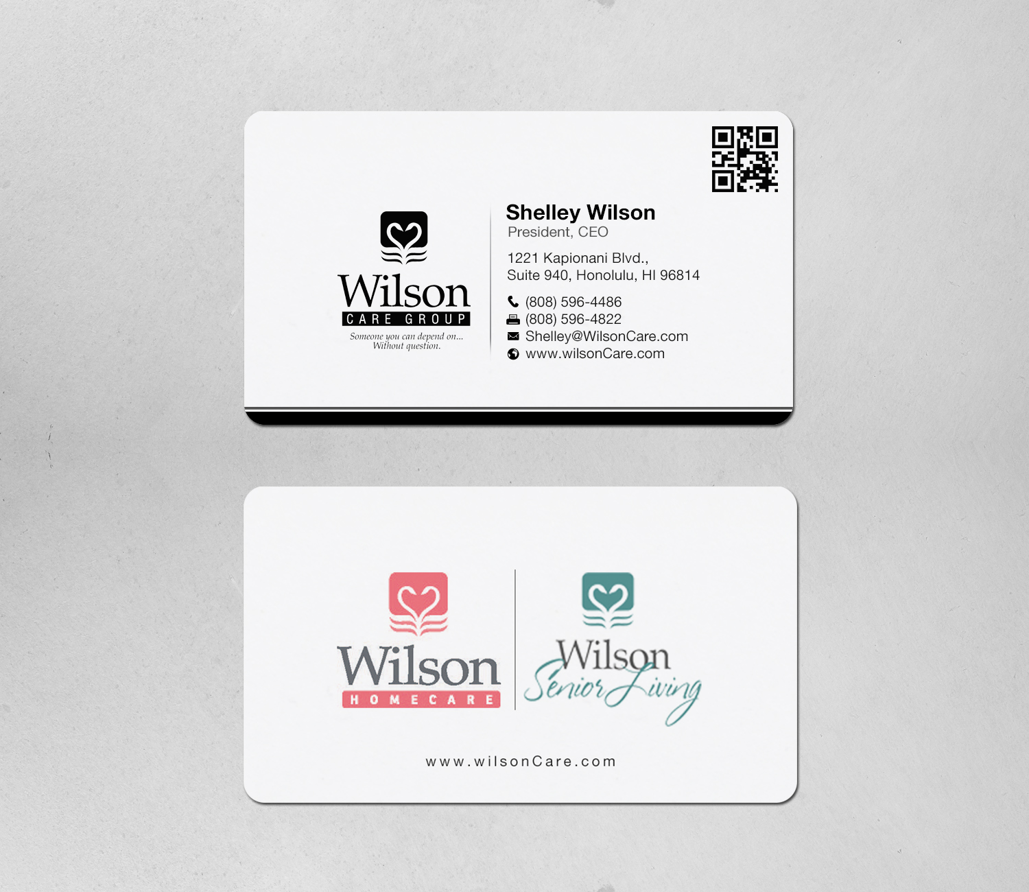 Business Card Design by Brand aid for Wilson Care Group | Design #33343215