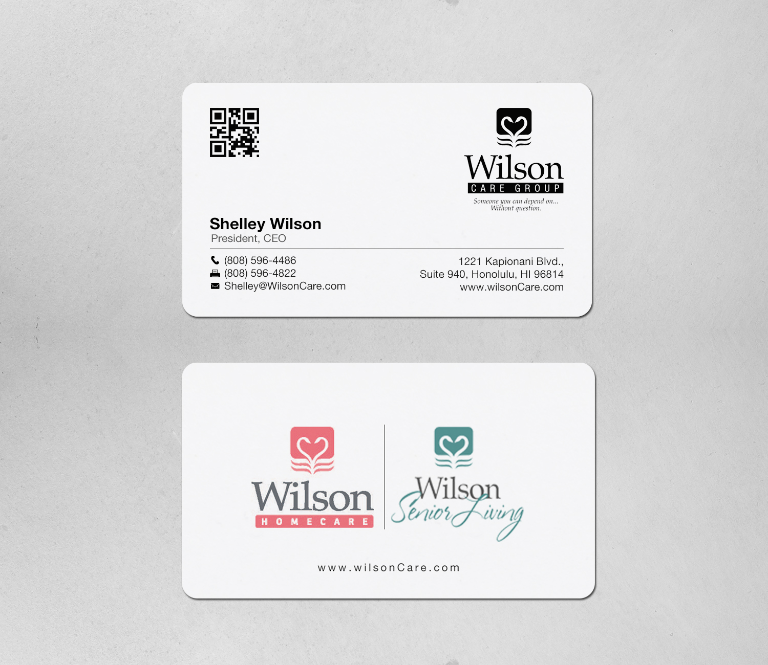 Business Card Design by Brand aid for Wilson Care Group | Design #33343216