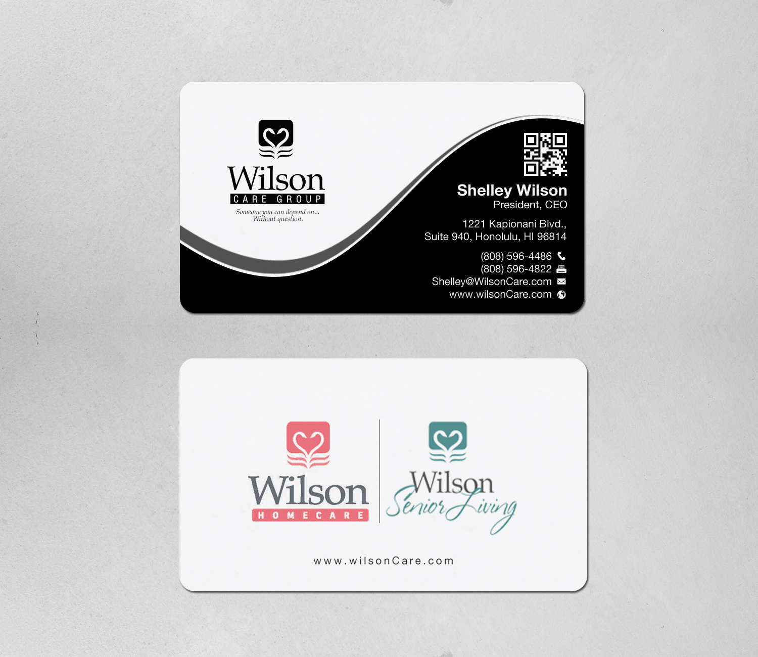 Business Card Design by Brand aid for Wilson Care Group | Design #33343218