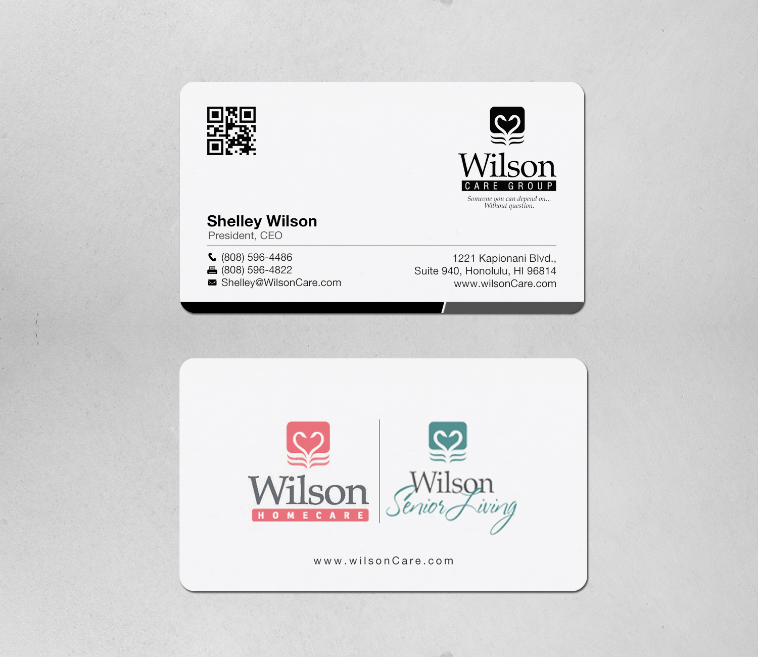 Business Card Design by Brand aid for Wilson Care Group | Design #33343219