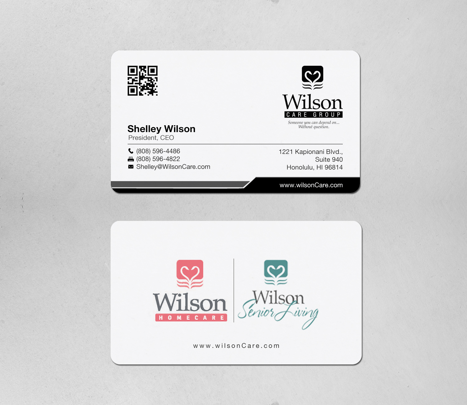 Business Card Design by Brand aid for Wilson Care Group | Design #33343220