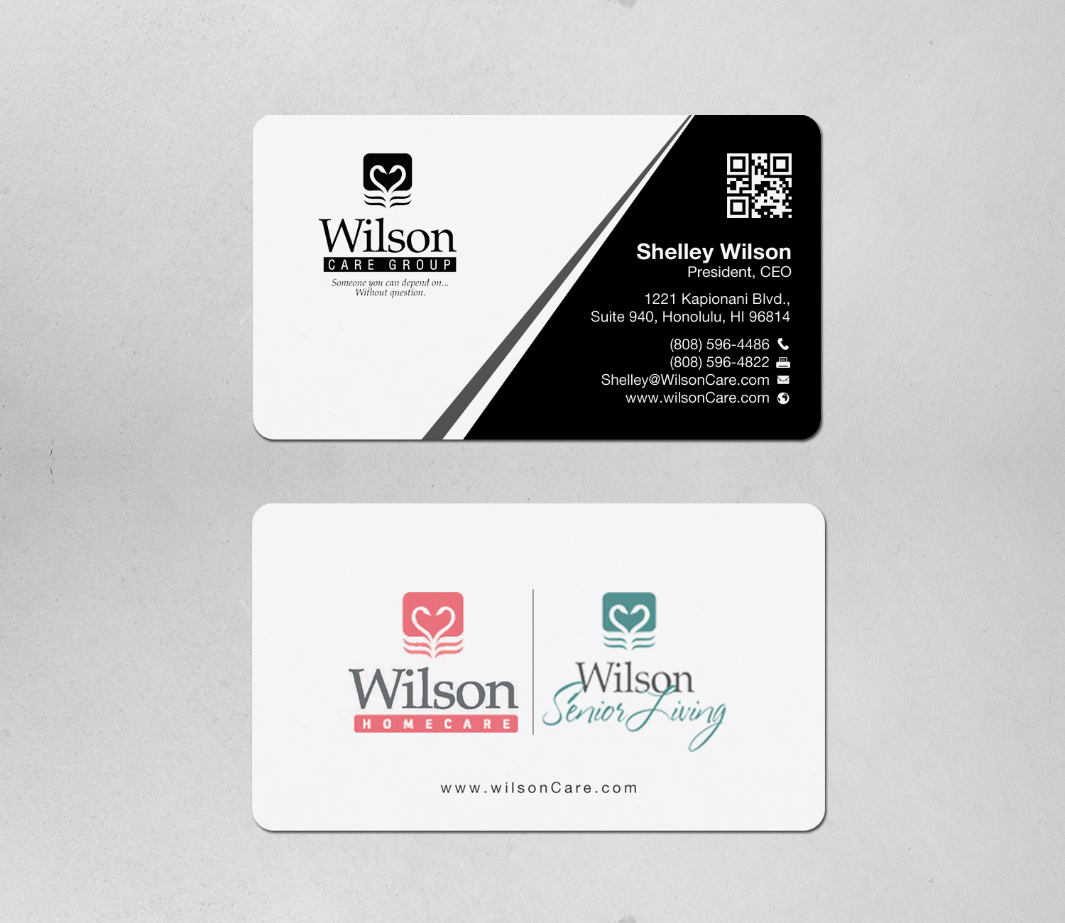 Business Card Design by Brand aid for Wilson Care Group | Design #33343221