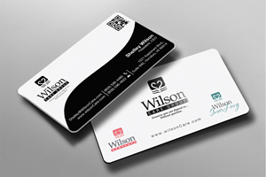 Business Card Design by Brand aid for Wilson Care Group | Design: #33343238