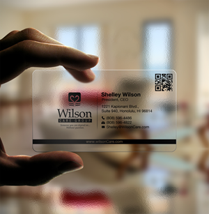 Business Card Design by Brand aid for Wilson Care Group | Design: #33343240