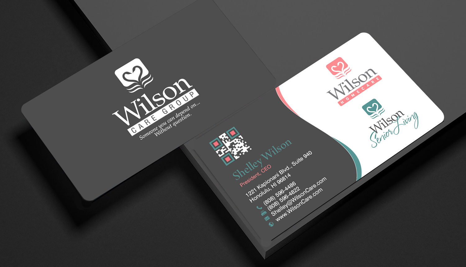 Business Card Design by chandrayaan.creative for Wilson Care Group | Design #33342068