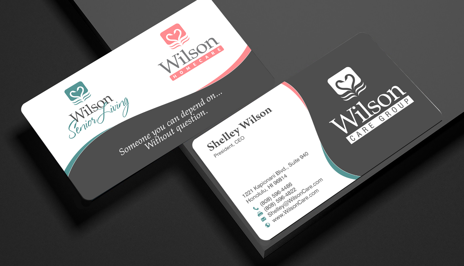 Business Card Design by chandrayaan.creative for Wilson Care Group | Design #33392306