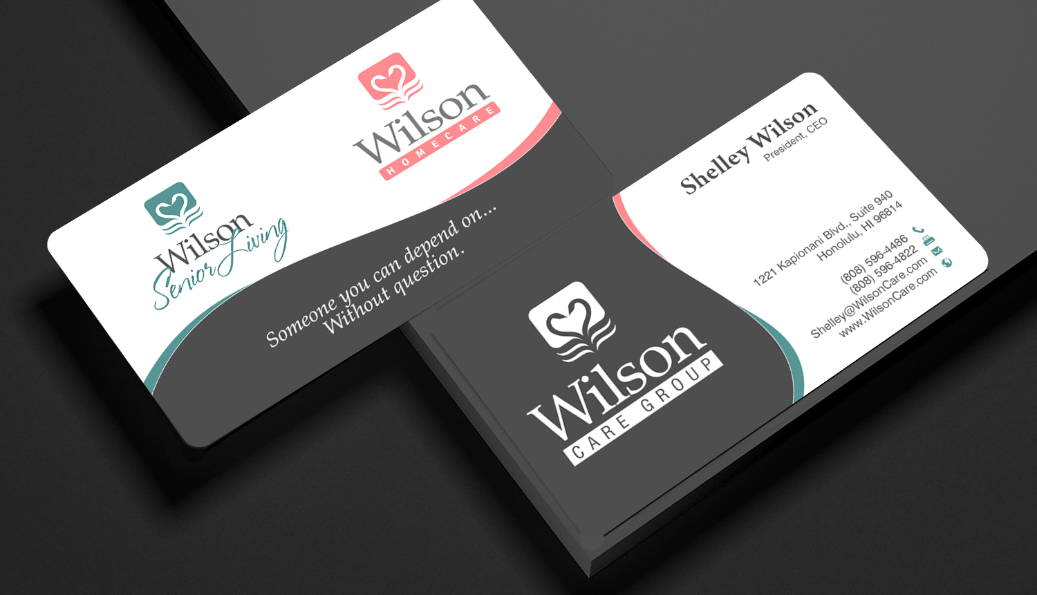 Business Card Design by chandrayaan.creative for Wilson Care Group | Design #33392328