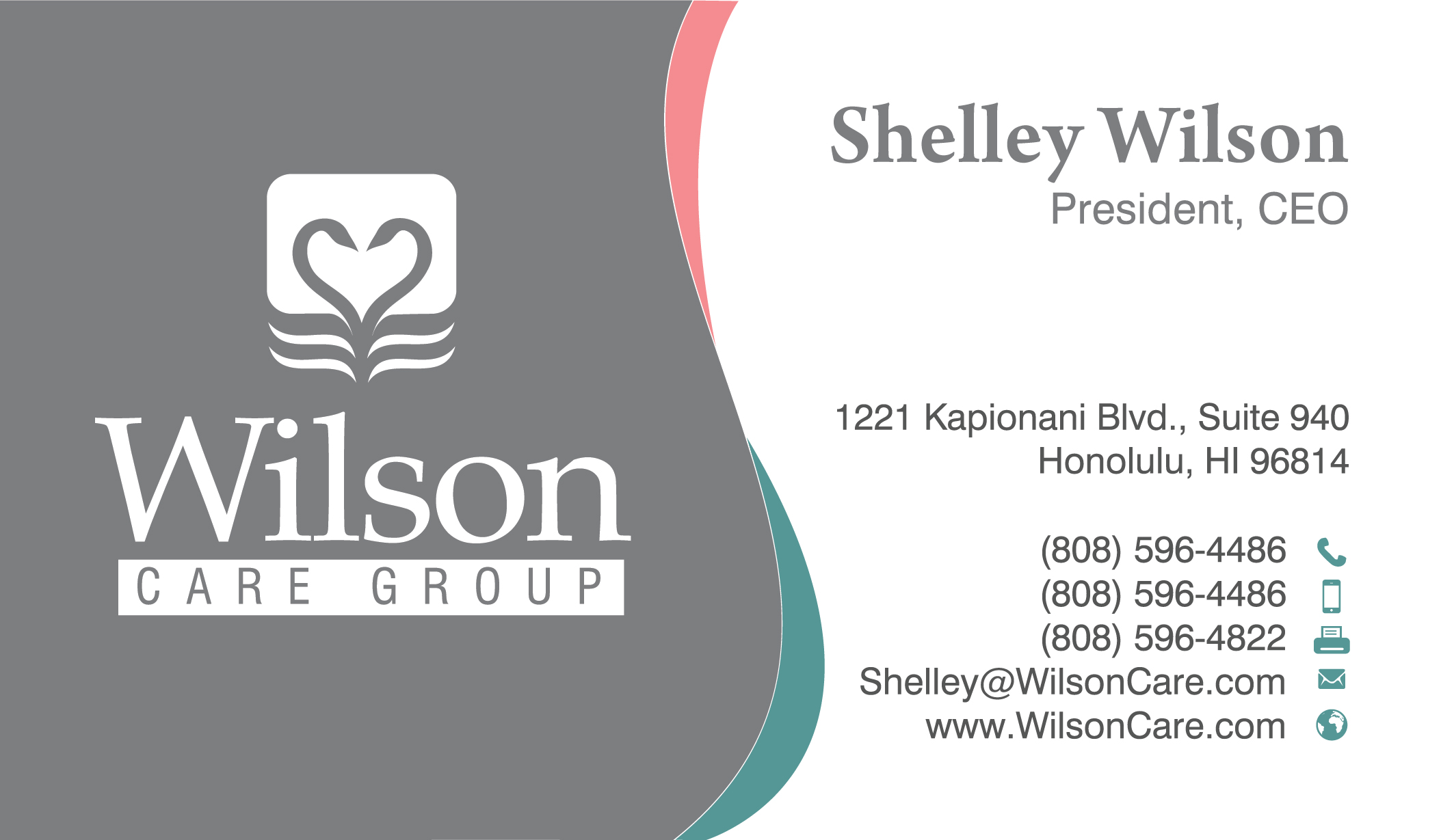 Business Card Design by chandrayaan.creative for Wilson Care Group | Design #33523667
