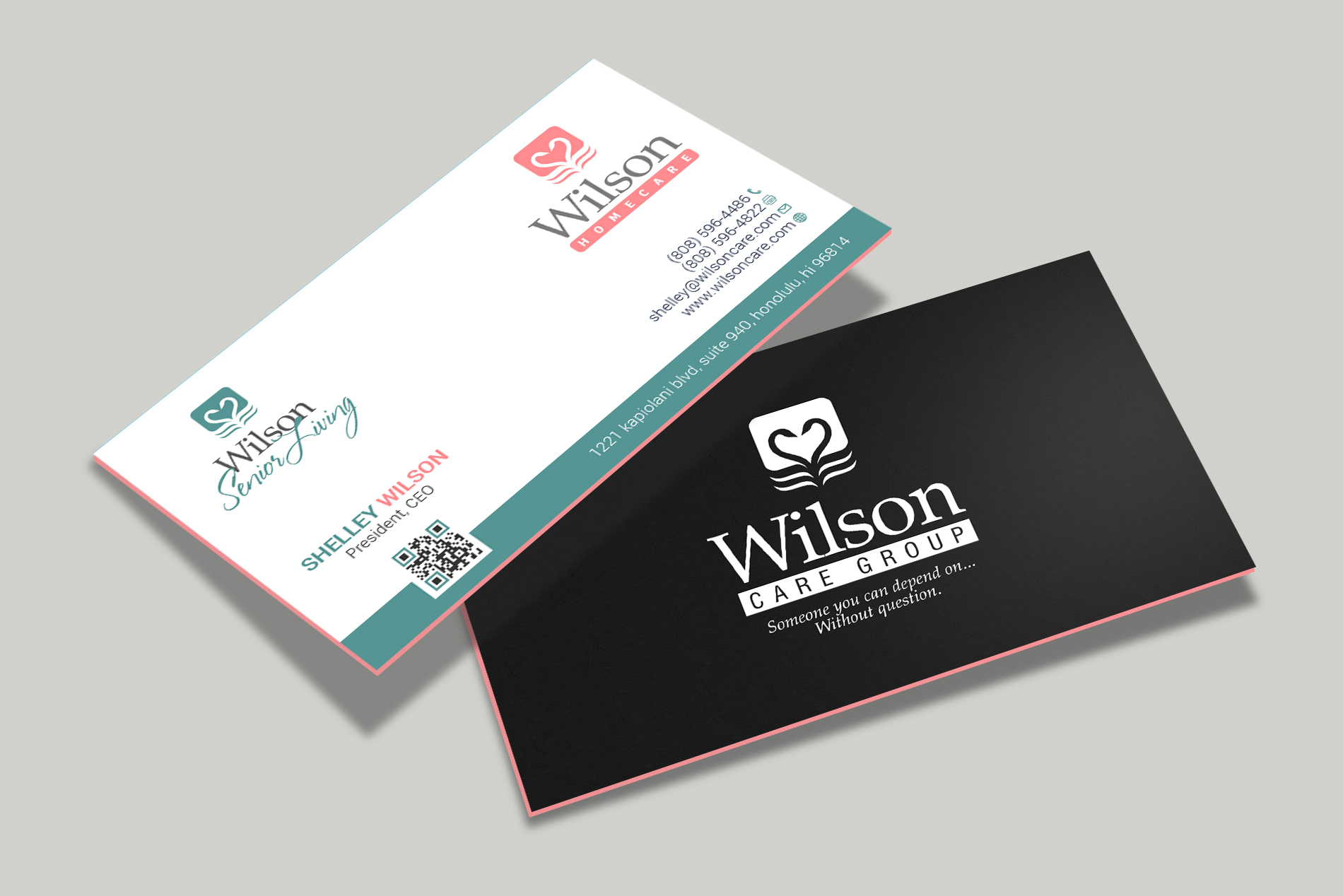 Business Card Design by Tripti Ranjan Gain for Wilson Care Group | Design #33343882