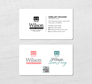 Design de Carte de Visite par Uttom 2 pour Wilson Care Group | Design : #33341818