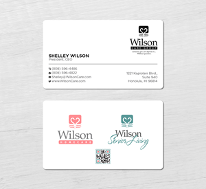 Business Card Design by Uttom 2 for Wilson Care Group | Design: #33341819